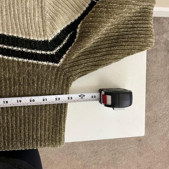 y2k striped indie skate chenille sweater - Picture 6 of 8